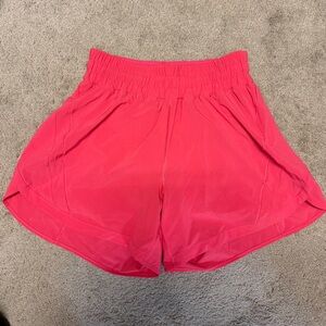 Lululemon Track That Short 5” in Lip Gloss (pink) size 8. Like new